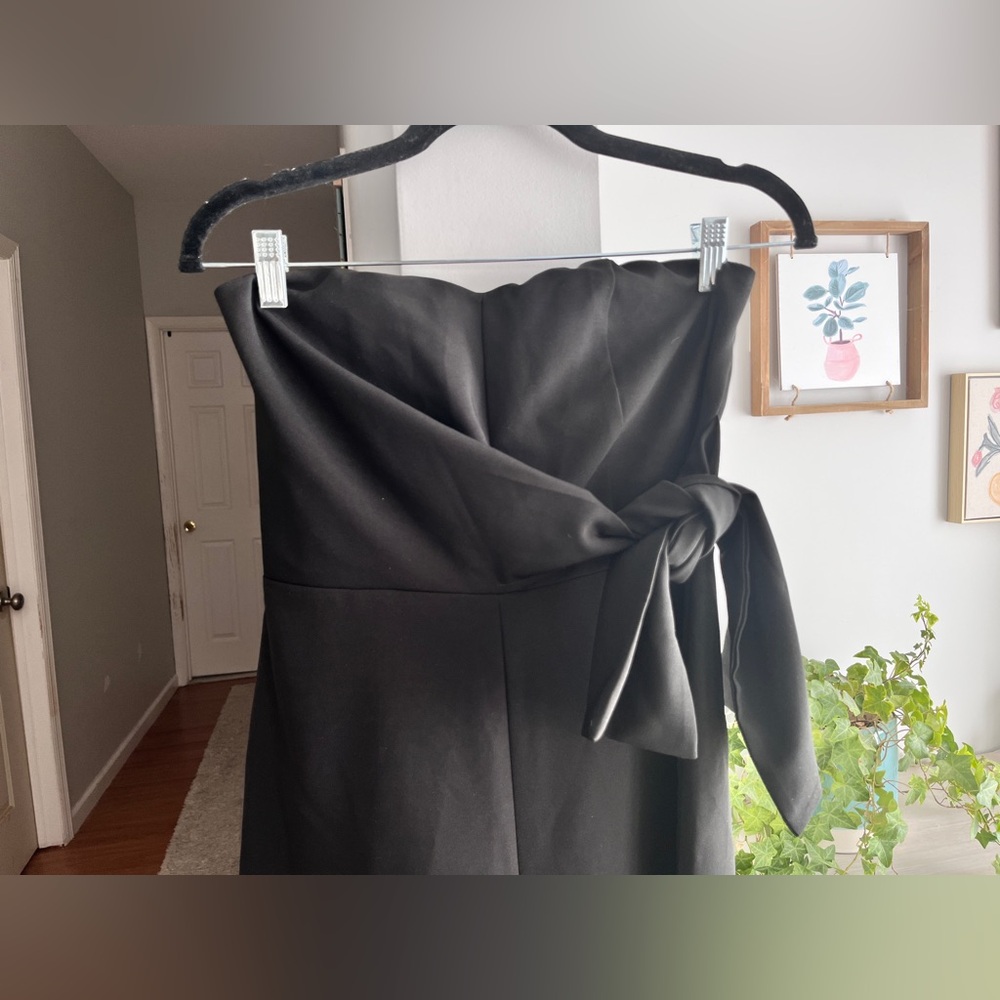 ASOS Black Strapless Jumpsuit - Picture 3 of 5
